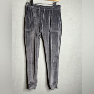 House Of Harlow 1960 Gray Velour Drawstring Pants Size S